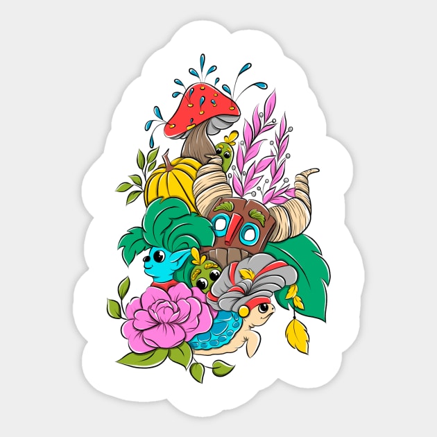 Magic Composition Sticker by Magic Forest